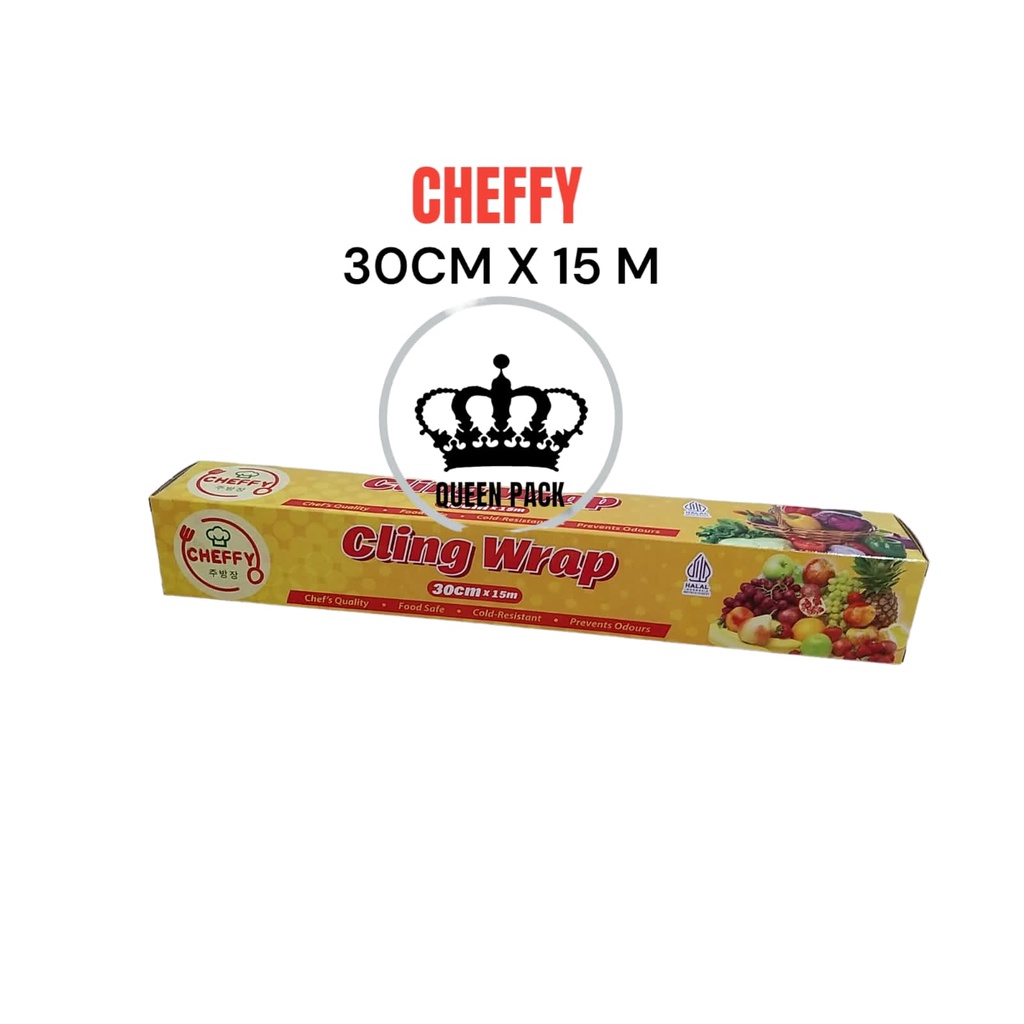 Jual CHEFFY WRAPPING FILM 30 meter x 15 cm Refill Roll cheffy Cling ...