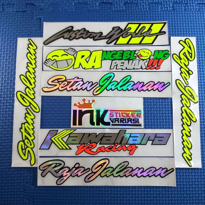 Jual STICKER RAJA JALANAN KAWAHARA DLL CUTTING #5 | Shopee Indonesia