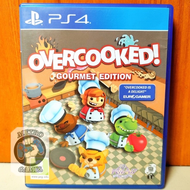 Jual Kaset PS4 Overcooked Gourmet Edition Overcooked Playstation PS 4 5 ...