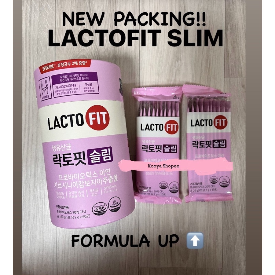 Jual 10 SACHET LACTOFIT SLIM PROBIOTICS DIET KOREA LACTO FIT SLIM NEW ...
