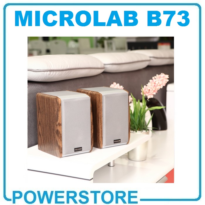 Jual Microlab B73 20 Watt RMS Bookshelf Stereo Speaker Komputer PC ...