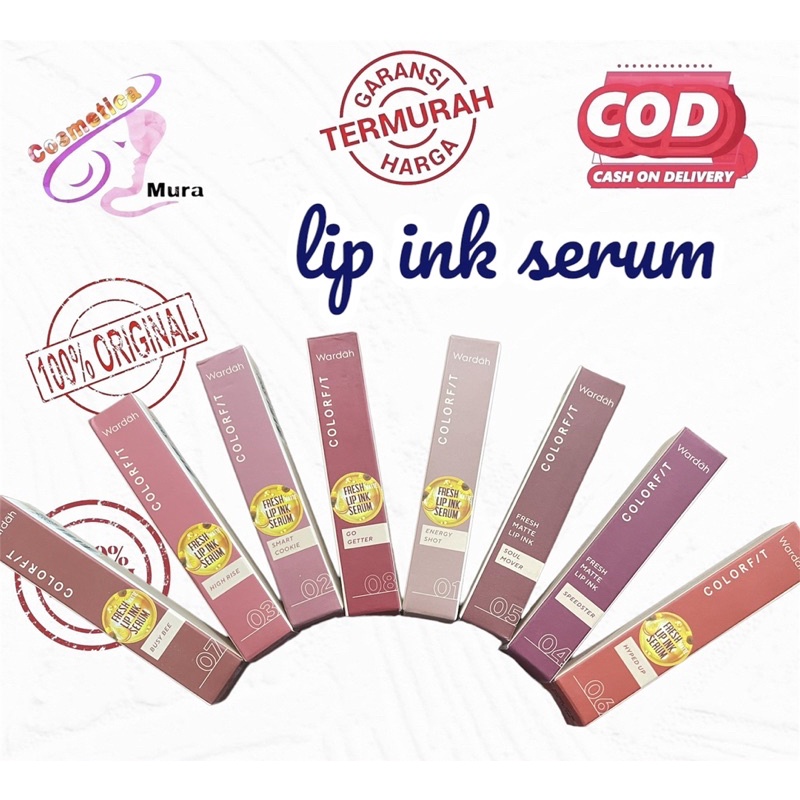 Jual ** WARDAH LIP INK SERUM ** [ lip ink serum ] wardah colorfit fresh ...