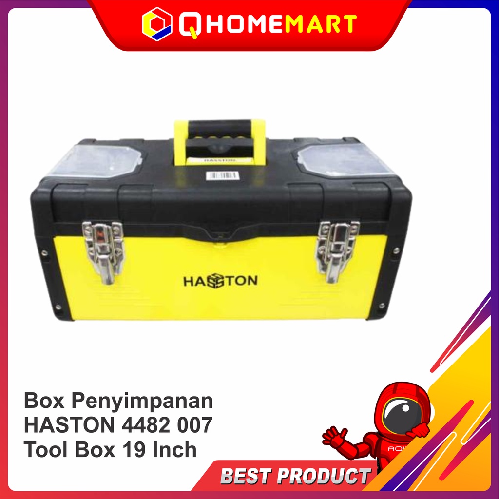 Jual Box Penyimpanan HASTON 4482 007 Tool Box 19 Inch | Shopee Indonesia
