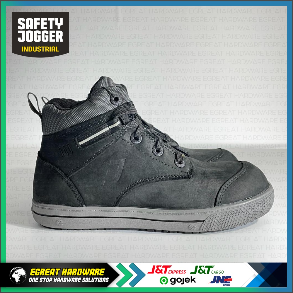 Jual Sepatu Safety Jogger CERRO BLACK S3 MID ESD SRC HRO Toecap