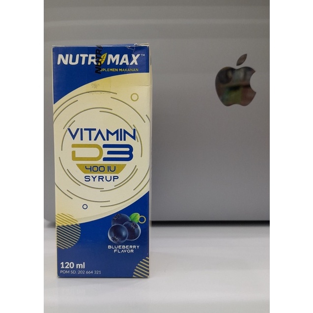 Jual NUTRIMAX VITAMIN D3 400 IU SYRUP 120ML Shopee Indonesia