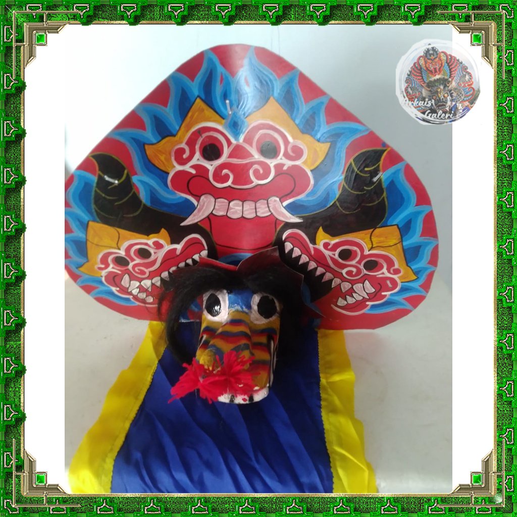 Jual GROSIR Barongan caplok kayu / barongan anak / barongan kayu anak ...