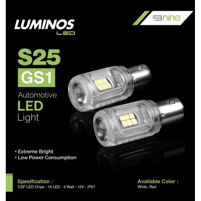 Jual LAMPU LED LUMINOS REM GS1 S25-3030-16 TITIK - NINE AUTOSERIES ...