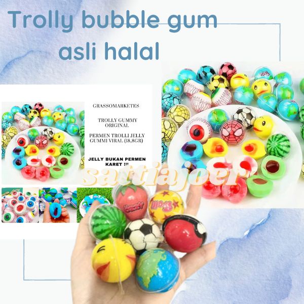 Jual Baru Viral Permen Halal Trolli Bumi Candy Trolly Jelly Gummy ASLI