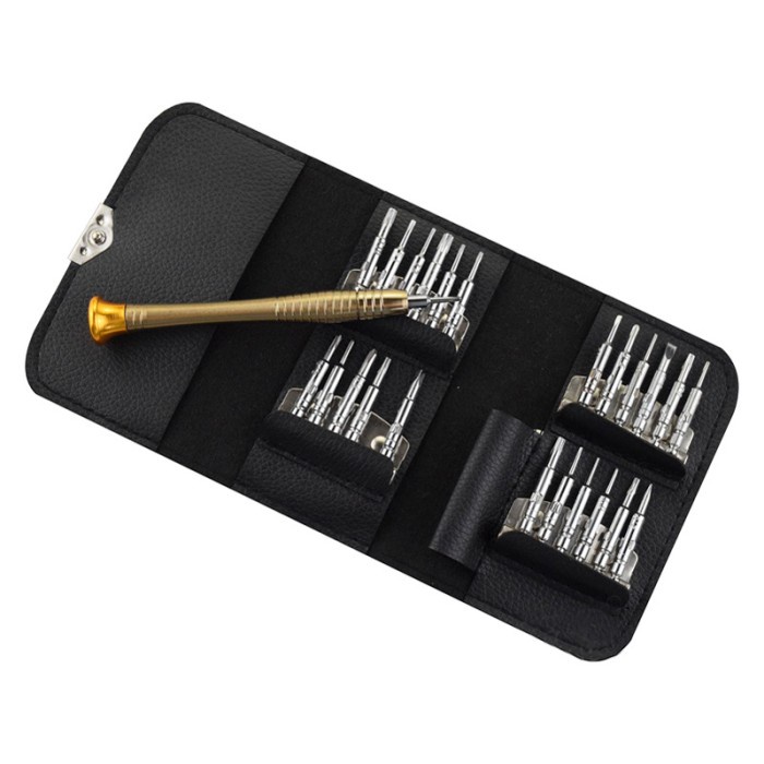 Jual Obeng Hp 1 Set Handphone Lengkap Bintang 5 Segi Enam 25in1 ...