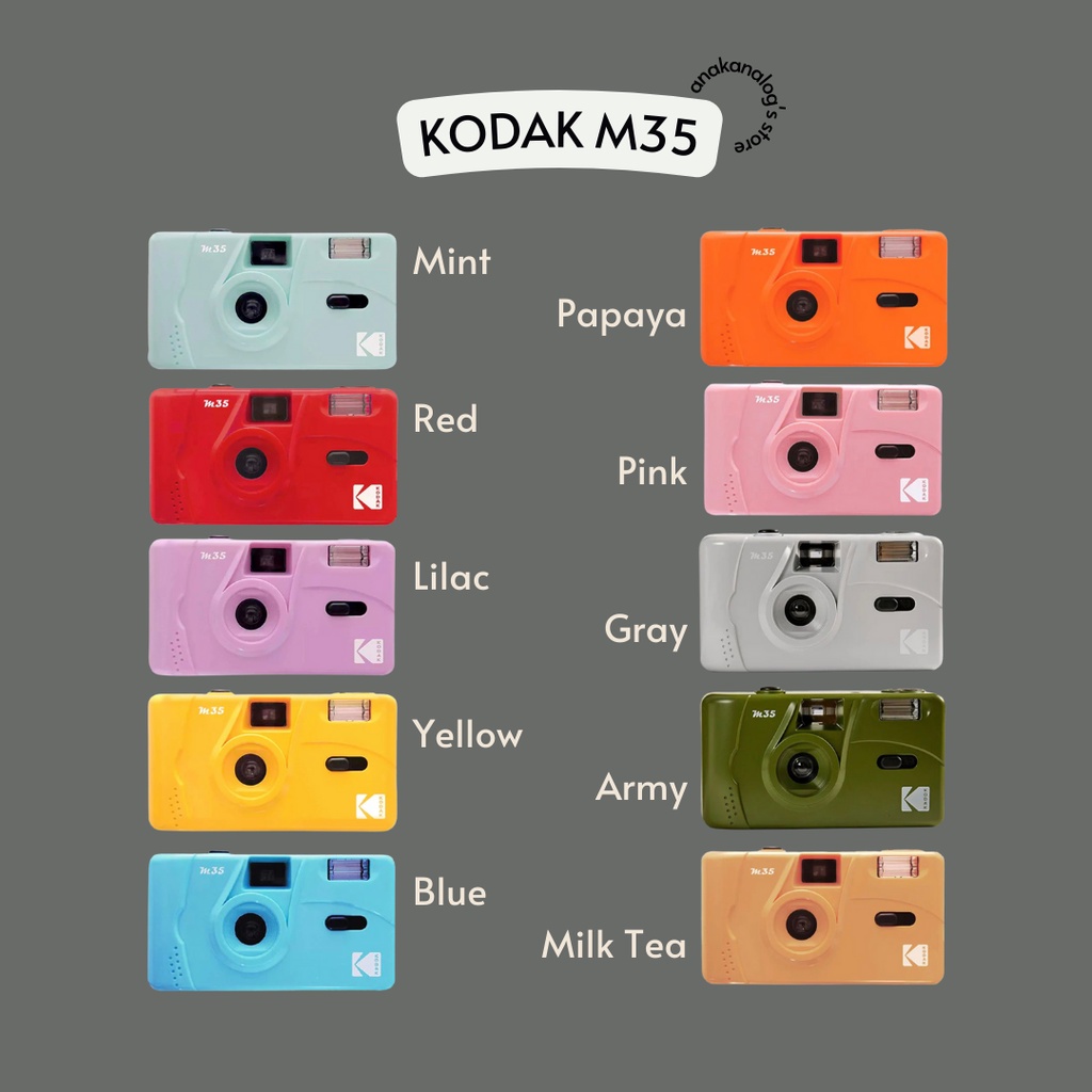 Jual Kodak M35 Point and Shoot Reusable Camera Film Shopee Indonesia