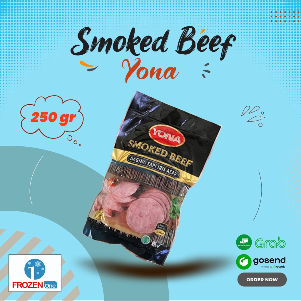 Jual Yona Smoked Beef Gr Gr Daging Sapi Iris Asap Gr