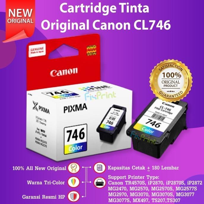 Jual Promo Cartridge Tinta Canon CL746 CL-746 Color MG2570s TR4570s ...