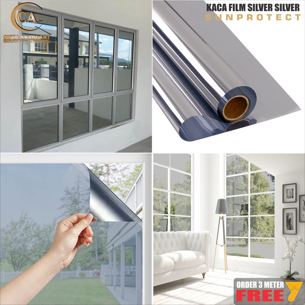 Jual Stiker Kaca Film Cermin Jendela Rumah Kantor Mobil Ruko One Way