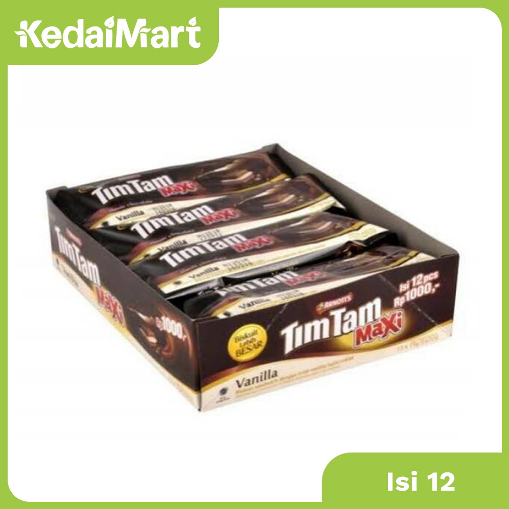 Jual Tim Tam Maxi Vanilla Isi 12 x 17 Gram | Shopee Indonesia