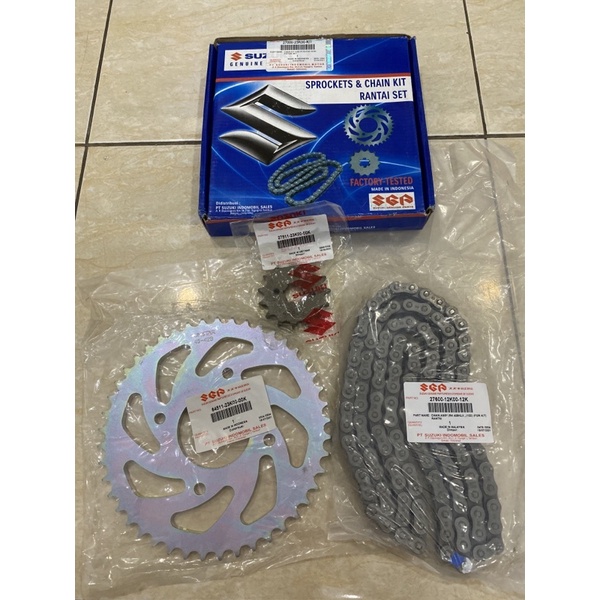 Jual GEAR GIR RANTAI SET GSX 150 ORIGINAL ORI ASLI SUZUKI SGP 27000 ...
