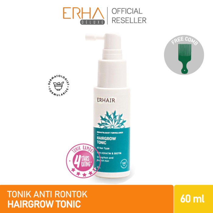 Jual Tonic Erha Hair Loss Tonic, Mengurangi Rambut Rontok | Shopee ...