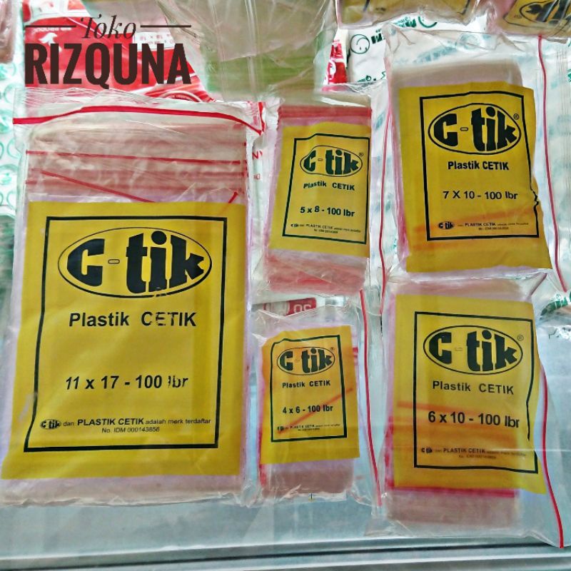 Jual Plastik klip Ctik plastik ziplock aneka ukuran | Shopee Indonesia