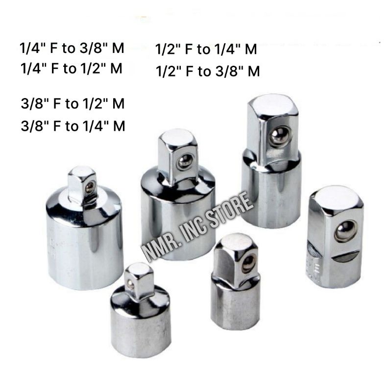 Jual Adaptor Mata Kunci Shock 1/4