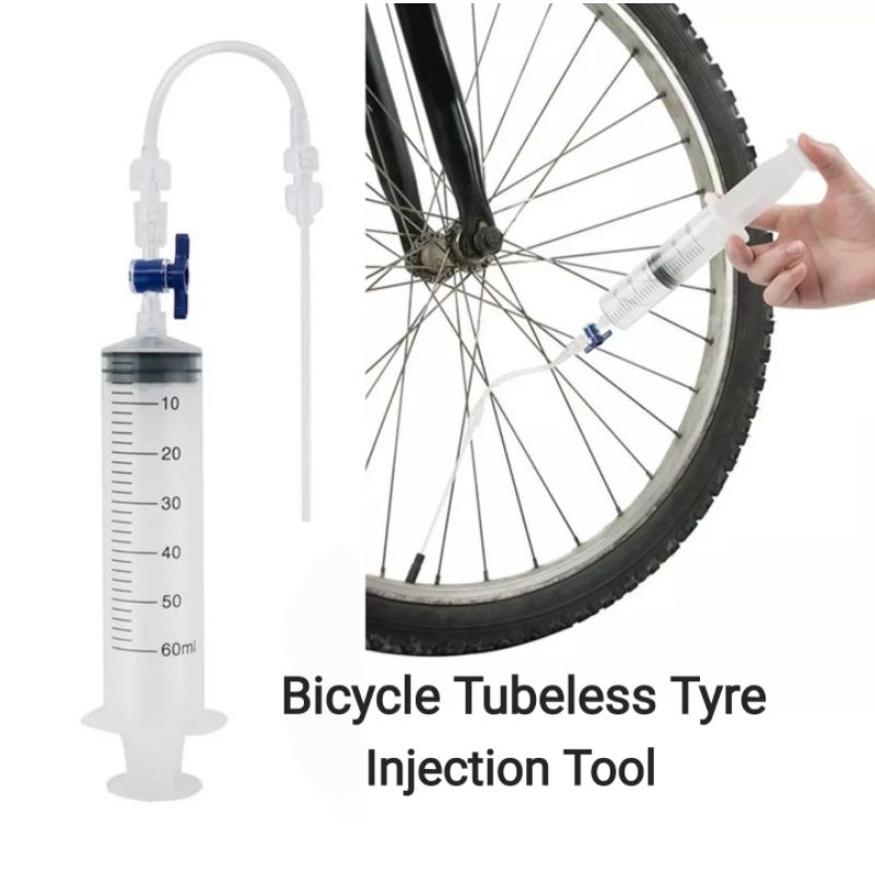 Jual Alat Suntikan Cairan Ban Tubeless Sepeda Tubeles Tyre Injector ...