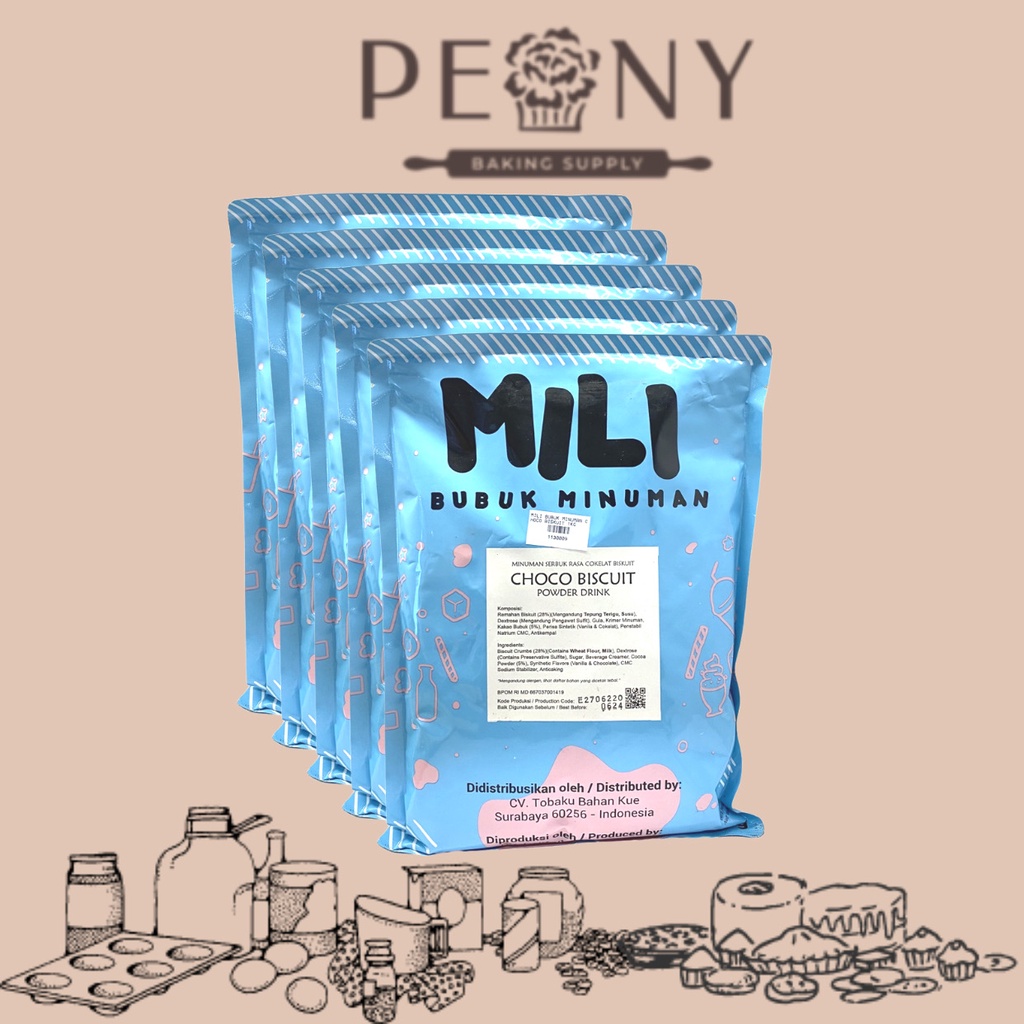 Jual MILI BUBUK MINUMAN CHOCO BISKUIT 1KG | Shopee Indonesia