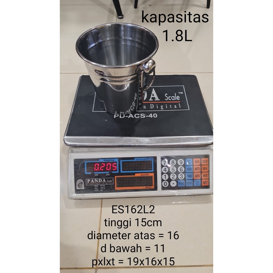 Jual Homemaster Ember/Bucket Es/Ice Champagne/Bir/Beer/Wine Stainless ...