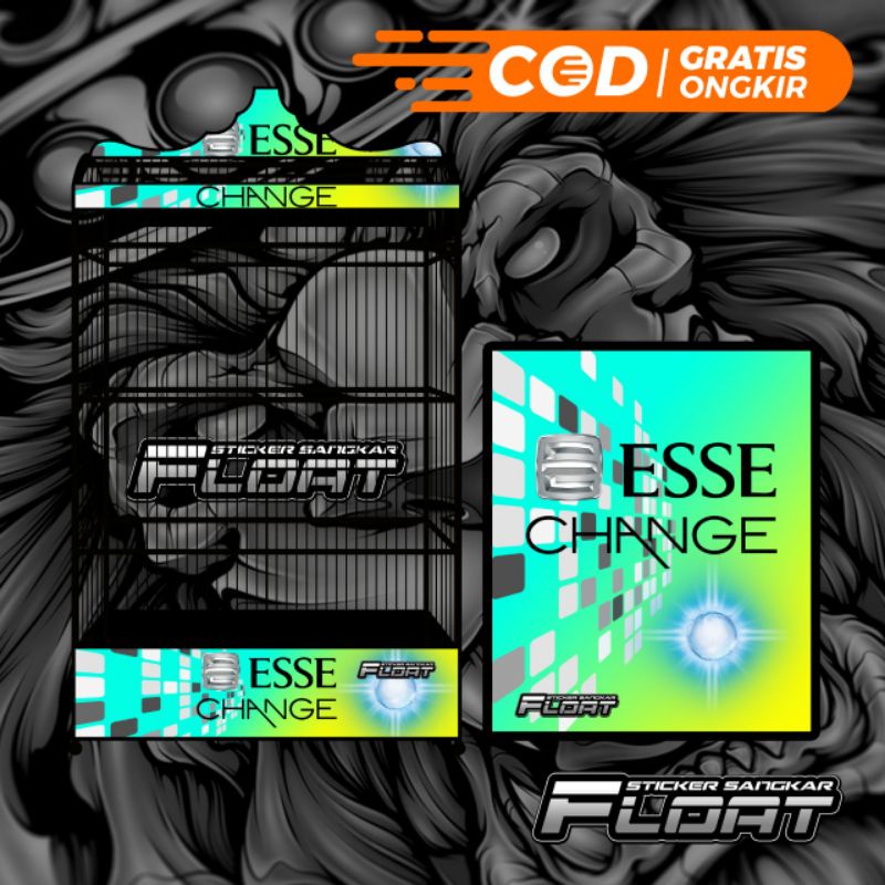 Jual STIKER DECAL SANGKAR KANDANG KOTAK REPLIKA GEPENGAN KOSAN KOHSAN ...
