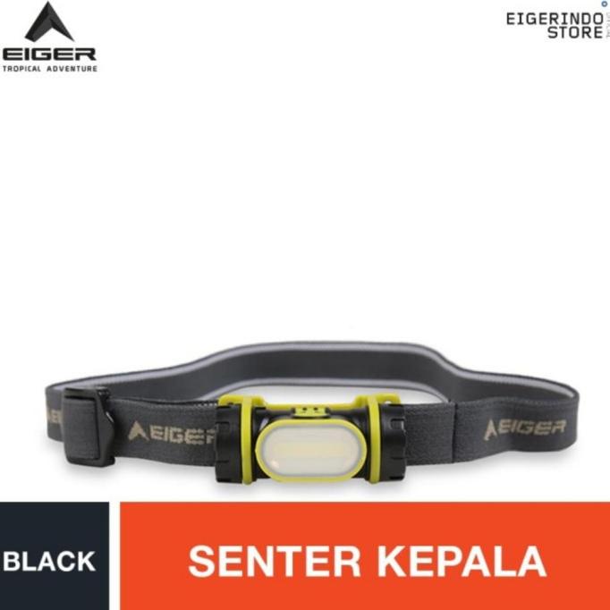 Jual Lampu Headlamp Eiger Original Crite Black Shopee Indonesia