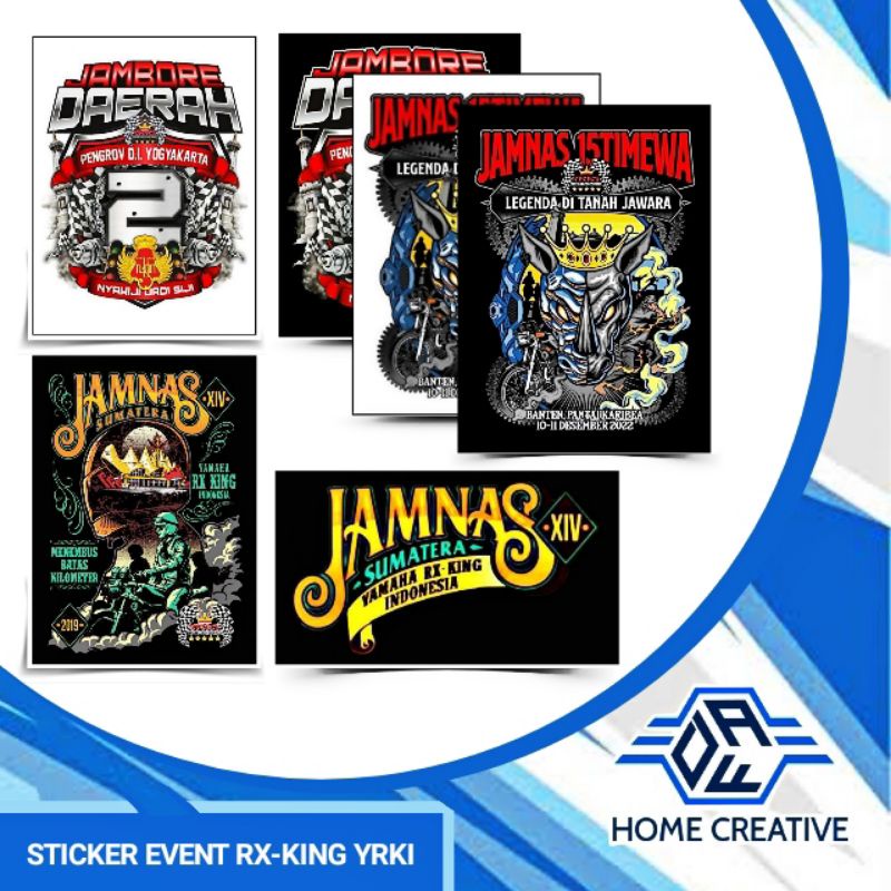 Jual Stiker Jamda Yrki/stiker Event Rx King/stiker Jambore Rx King ...