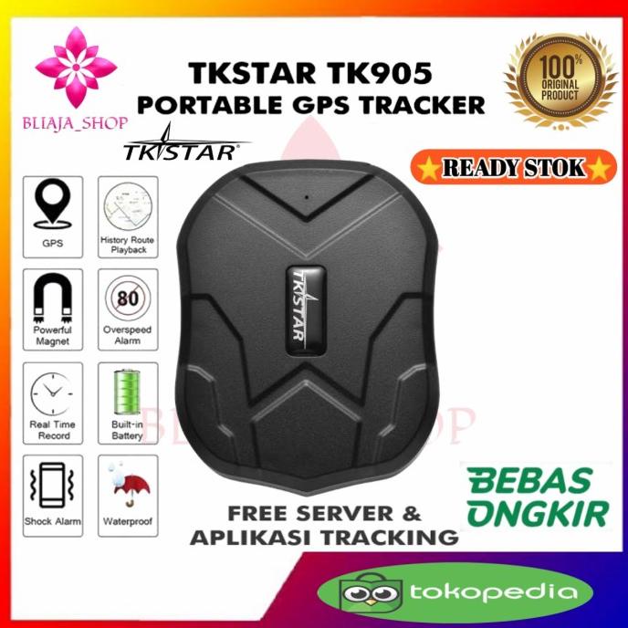 Jual GPS Tracker Lacak Tkstar TK 905 TK905 TK Star Mobil Truk Magnet ...