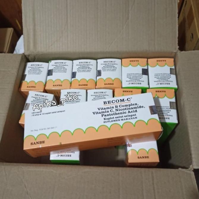 Jual Becom C/Becom-C tablet multivitamin (dengan Vitamin C) | Shopee
