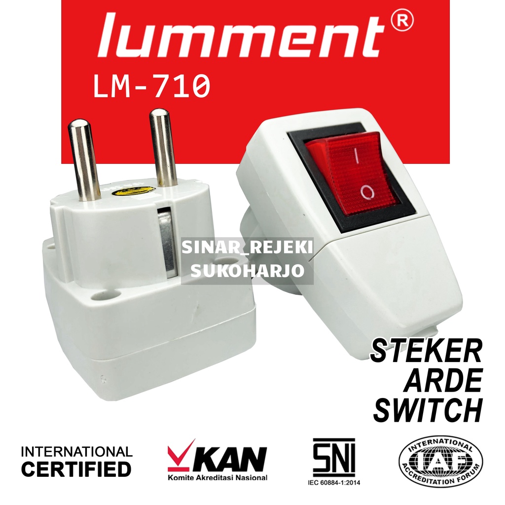 Jual Lumment Steker Arde + Switch Saklar ON / OFF SNI | Shopee Indonesia
