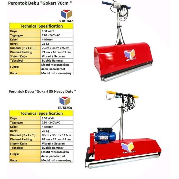 Jual perontok debu karpet, rug duster , geblok karpet, mesin perontok ...