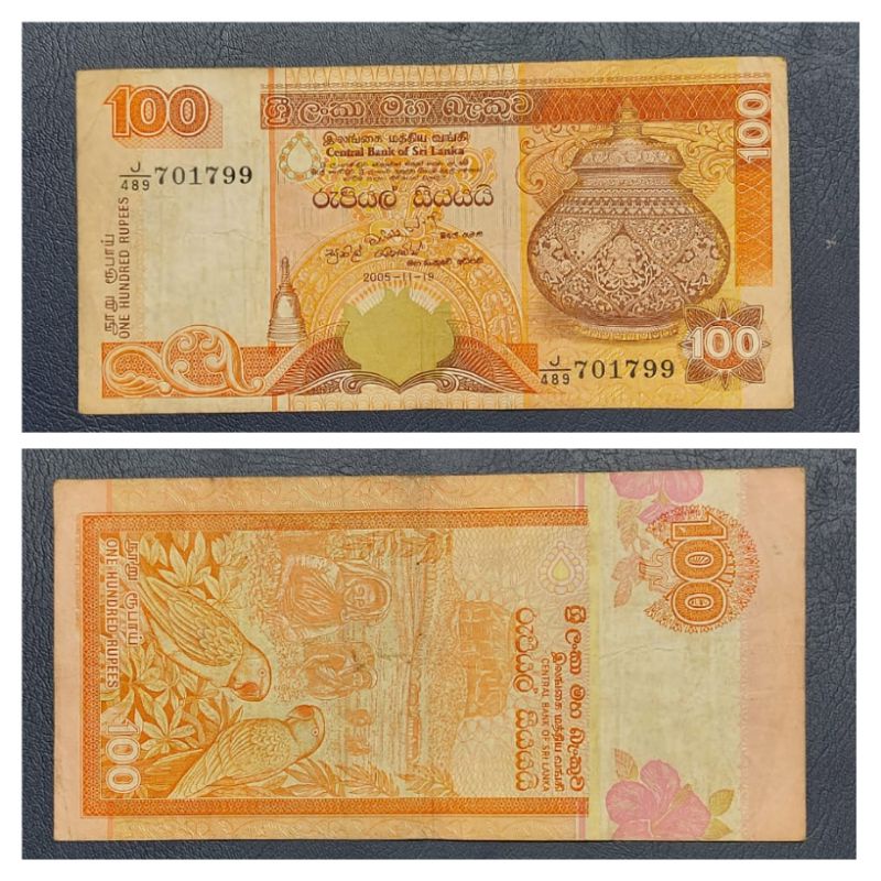 Jual Uang negara Srilanka 100 Rupe 2006 Kondisi Kertas utuh dijamin ...