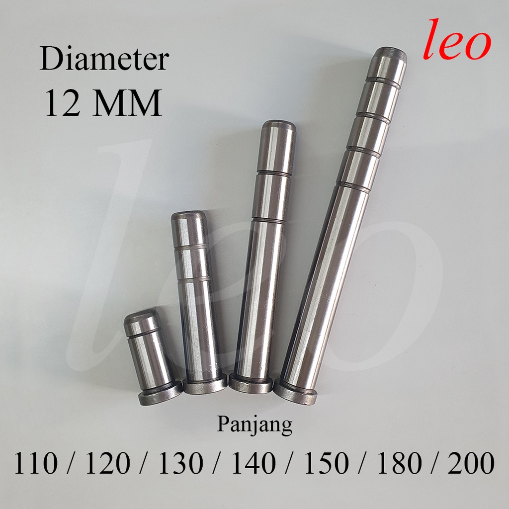 Jual Guide Pin 12mm Panjang 110/120/130/140/150/180/200 SPWS SGOH ...