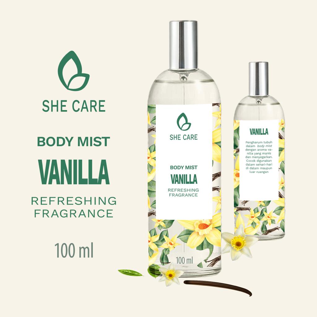 [PALING LARIS] SHE CARE Body Mist Parfum Unisex Minyak Wangi Tahan Lama  Travel Size Best Seller By Akuinipembelimu