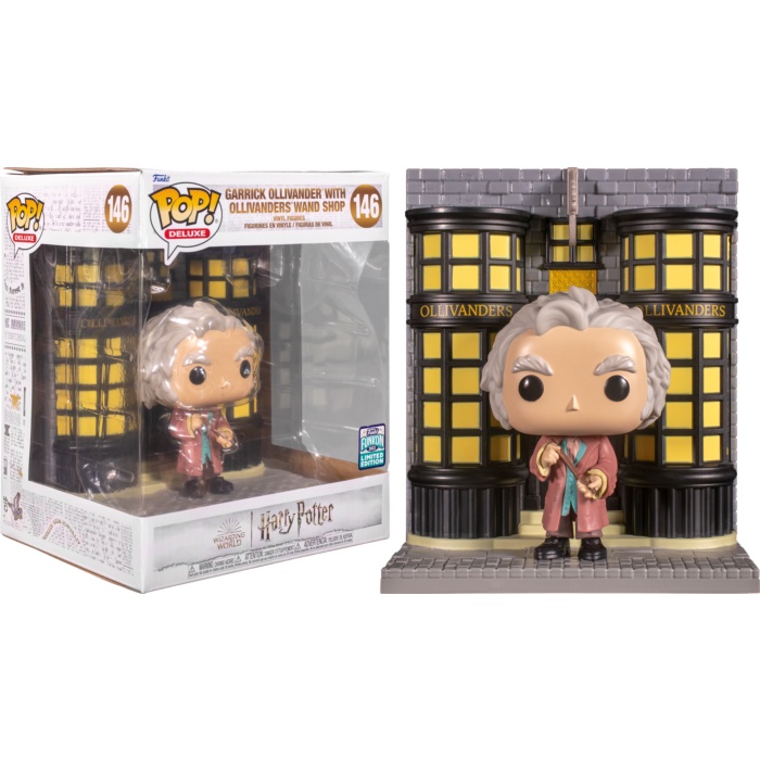 Outlet Harry Potter Ollivander With Ollivander's Wand Shop LIMITED EXCLUSIVE Funko Pop