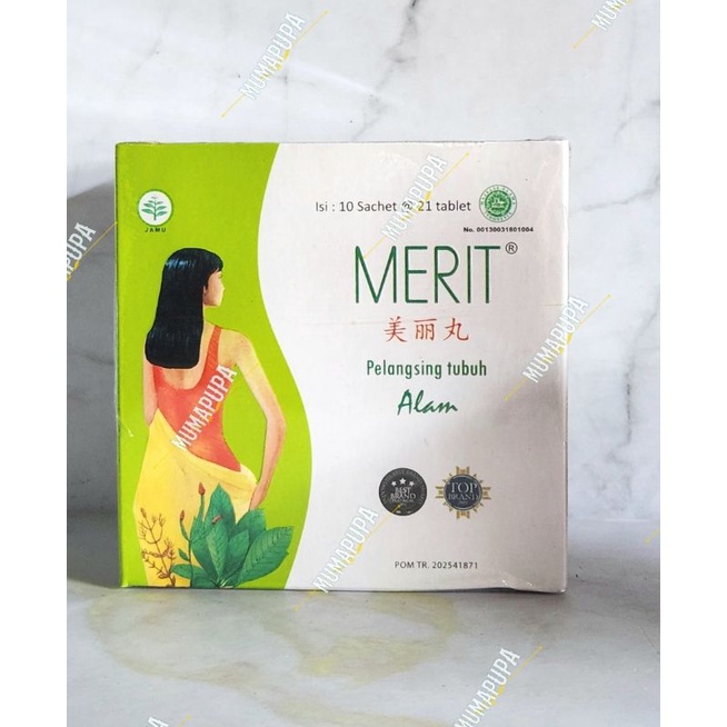Jual Merit natural body slimming pelangsing tubuh alami | Shopee Indonesia