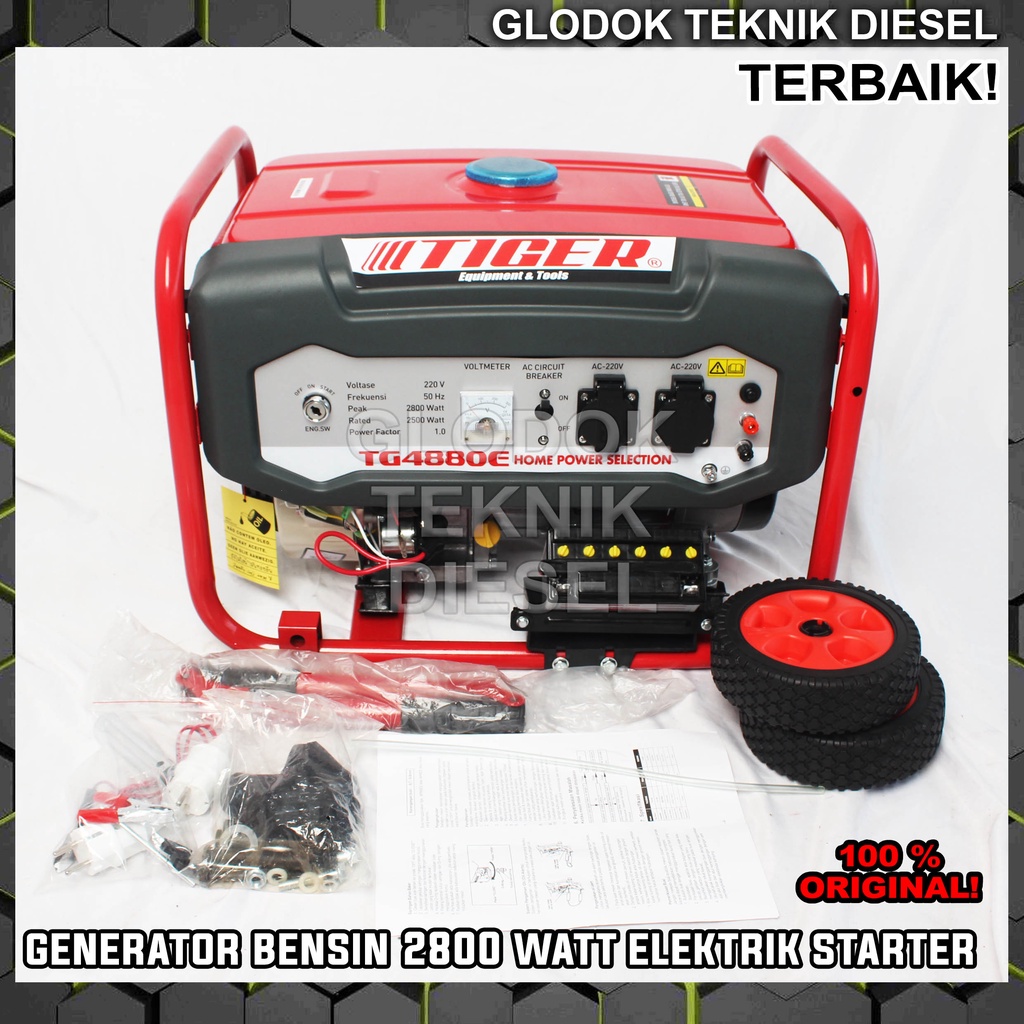 Jual Genset Bensin 3000 Watt Generator Listrik 2800 2500 W Elektrik ...