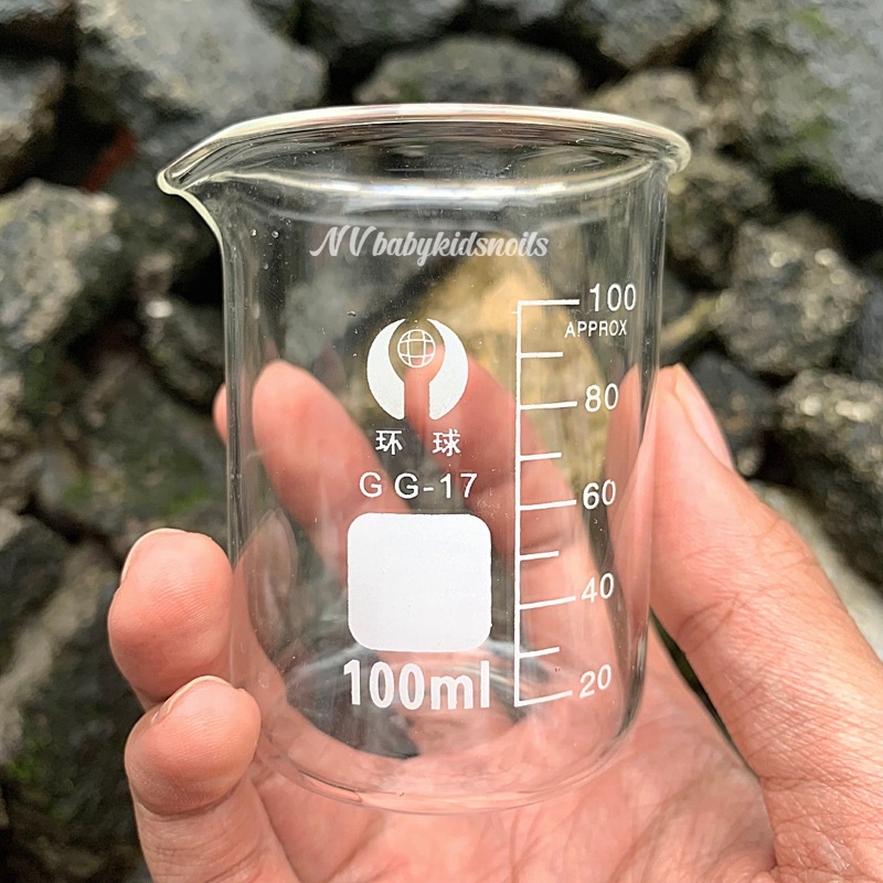 Jual Gelas Takar Kaca 100ml Measuring Cup 100ml Beaker Glass Beaker Glass 100ml Gelas 0901