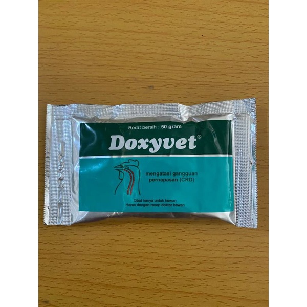 Jual DOXYVET 50GR. OBAT UNGGAS UNTUK GANGGUAN PERNAPASAN (CRD) | Shopee ...