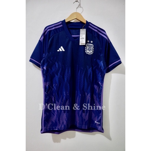 Jual Jersey Original Argentina Away 2022/2023 Adidas HF2159 World Cup Winner Shopee Indonesia