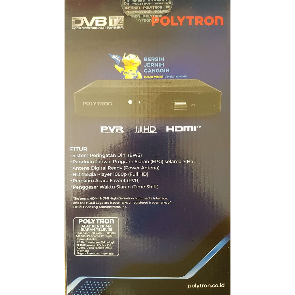 Jual SET TOP BOX Polytron DVB T2 PDV 620T2 | Shopee Indonesia