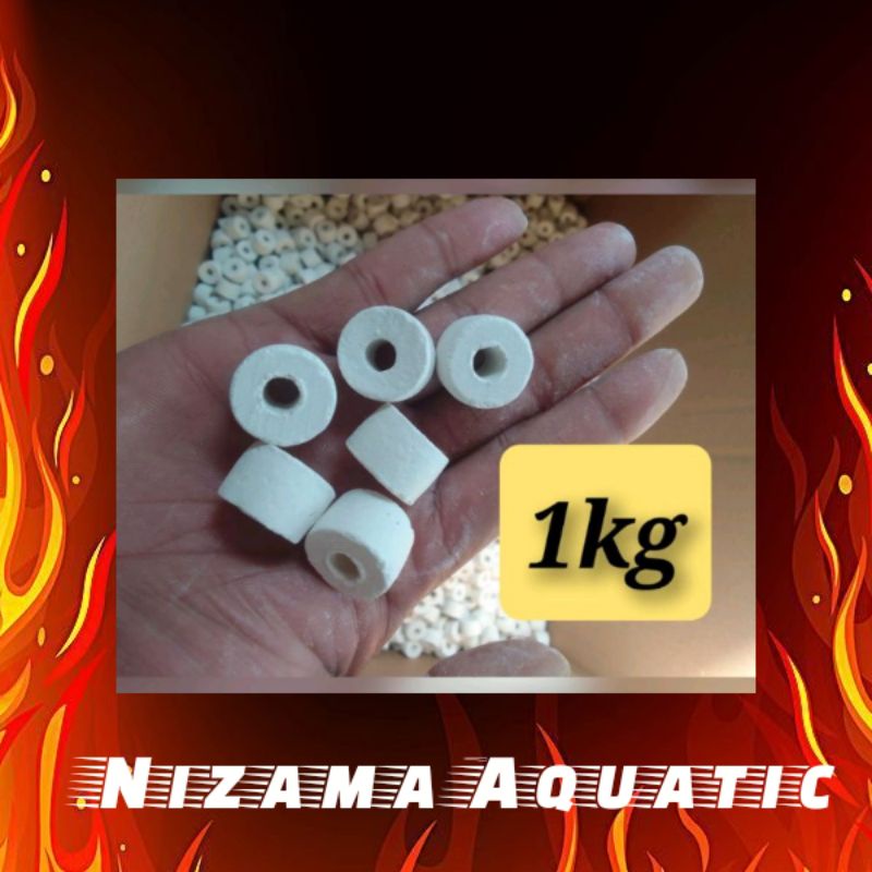 Jual Bioring Keramik Kg Bio Ring Keramik Media Filter Shopee Indonesia