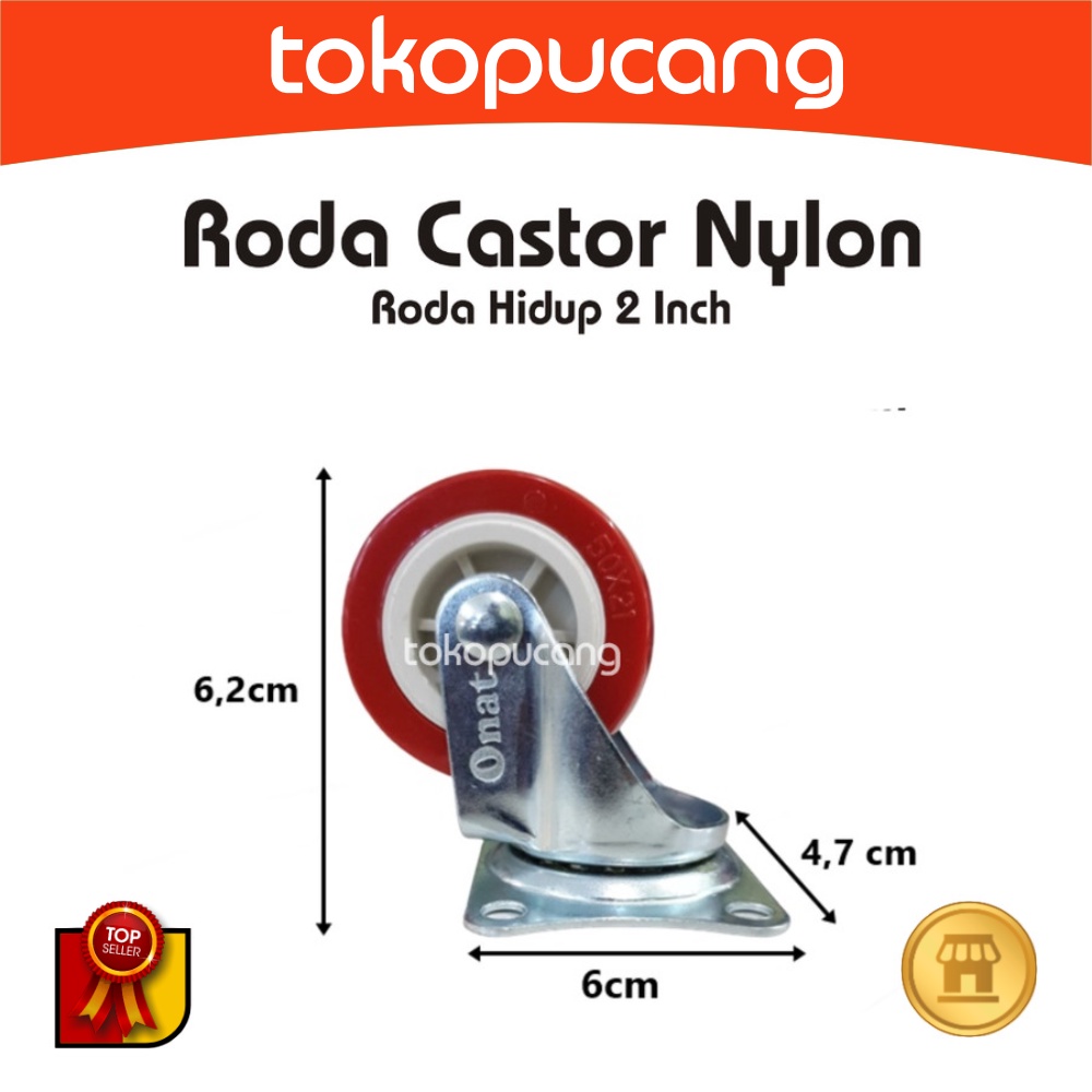 Jual Roda Castor Hidup Nilon Nylon Roda Etalase Troly Inch Shopee Indonesia