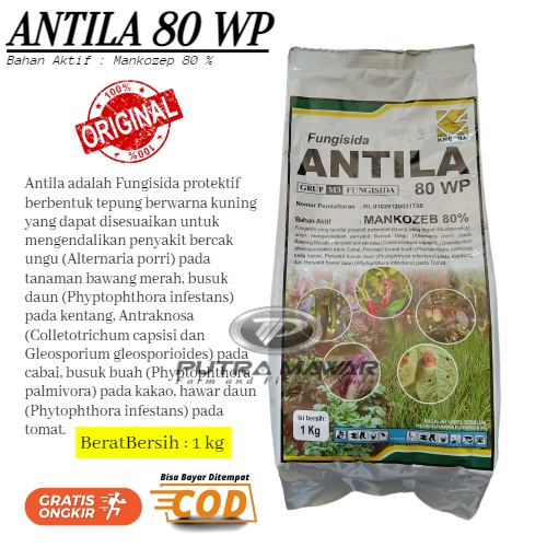 Jual Obat Semprot Antila 80 Wp 1 Kg Bahan Aktif Mankozeb 80% Atau ...