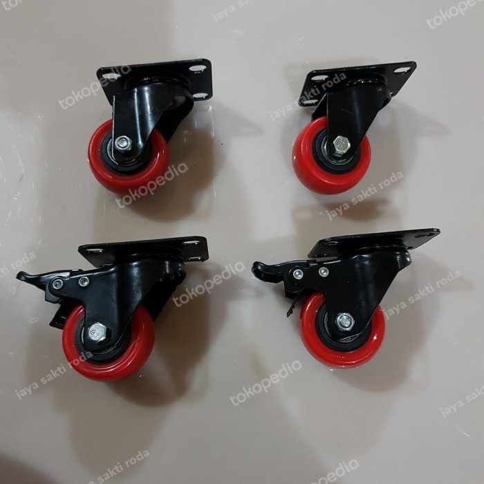 Jual Roda Roda Leamri Etalase Rak Pu Merah Muter Muter