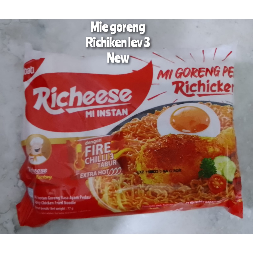 Jual New Mie RICHESE Goreng Richiken LEVEL 3 | Shopee Indonesia