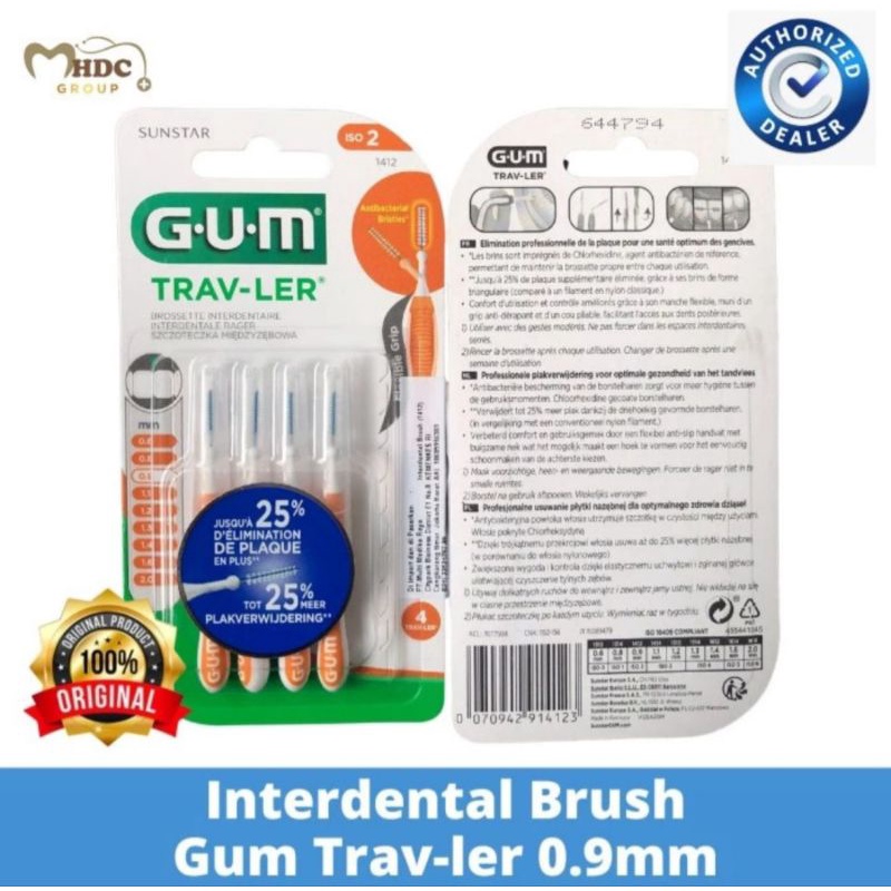 Jual GUM Interdental Brush 0.9 mm | Shopee Indonesia