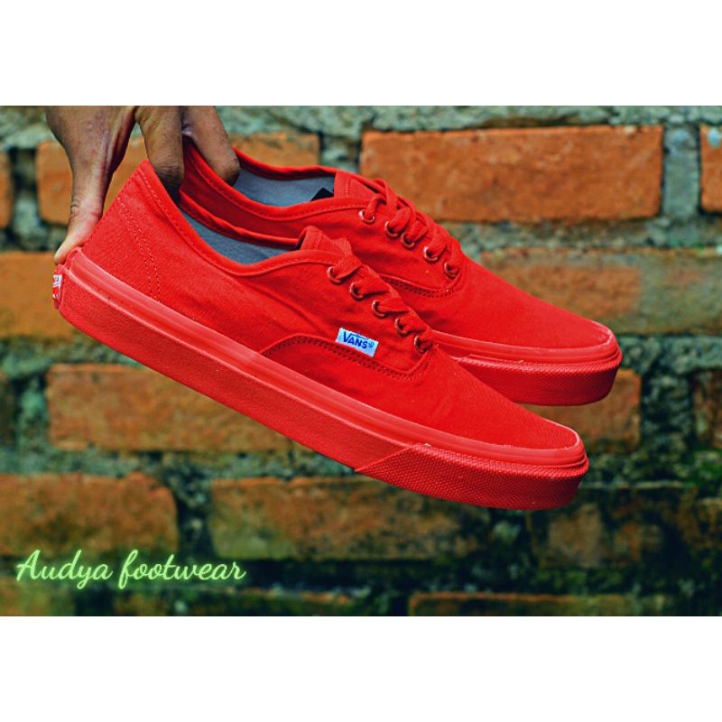 Vans hot sale full red