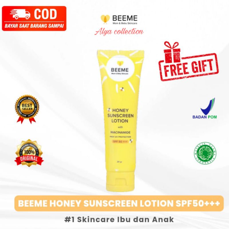 Jual Beeme Honey Sunscreen Lotion With SPF 50+++ | Shopee Indonesia